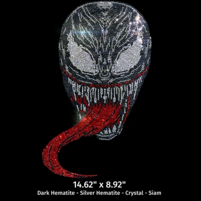Стразы дизайн "Venom" железа на передачи горячий ремонт - Изображение 1 из 4