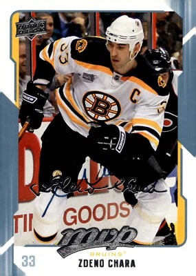 Zdeno Chara - Signed 2008-09 Upper Deck NHL MVP Card #23 - Image 1 of 2