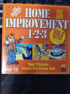 Home Improvement 1-2-3 Gold Edition CD ROM Windows/Mac Home Depot, Vintage. - Picture 1 of 3