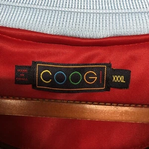Vtg COOGI Red Blue Reversible Hip Hop Urban Y2K Full Zip Track Jacket Sz 2X - Picture 1 of 11
