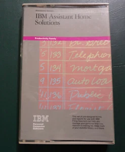 IBM Assistant Home Solutions PC 1984 Ver 1.00 6322454 Program Diskette Vintage - Picture 1 of 6