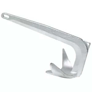 4.4 lbs 2 kg Galvanized Steel Bruce/Claw Boat Anchor - Foto 1 di 1