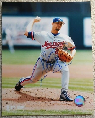 Javier Vazquez Auto Signed Autographed 8x10 Photo Montreal Expos Yankees Braves - Image 1 of 4