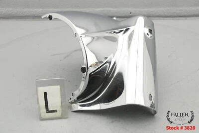 2002 Harley Road King CVO Left Side Headlight Nacelle Cover CHROME 67682-94 - Image 1 of 4