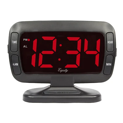 30016 Equity by La Crosse AC Powered 1.8" LED Digital Alarm Clock - Open Box - Image 1 of 4