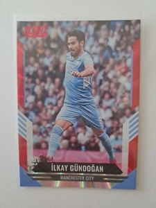 Ilkay Gündogan RED LASER 2021-22 Panini Score FIFA Soccer #181 Manchester City