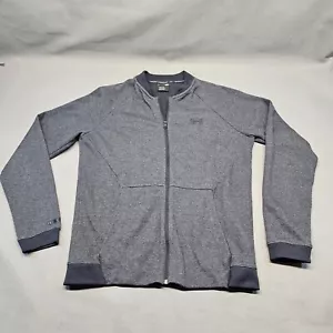 2 Under Armour Bomberjacke Herren Large Double Knit Full Zip grau/blau - Bild 1 von 14