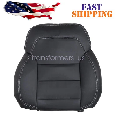 Cubierta de asiento superior lateral negra para pasajero Mercedes Benz ML350 2012 2013 2014 2015 Foto 1 de 4