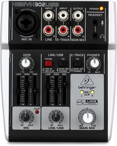 Behringer Xenyx 302USB Mixer with USB - Picture 1 of 7