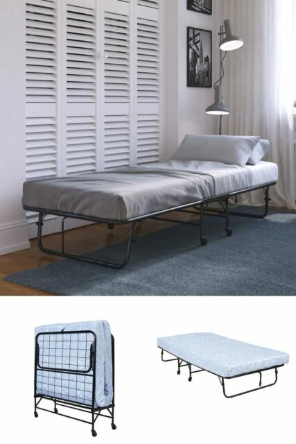 DHP Folding Metal Guest Bed with 5" Mattress (5520096)