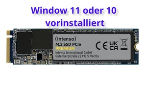 Intenso SSD M.2 PREMIUM 500GB M.2 2280 PCIe 3.0 x4 NVMe Windows vorinstallert - Afbeelding 1 van 5