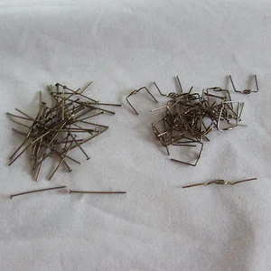 100 Antique Style bronze color Connector Parts-  for Chandelier Crystals/Prisms - Picture 1 of 4