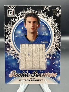 Stetson Bennett 2023 Panini Donruss #HS-SBE Holiday Rookie Sweaters Patch Rams  - Picture 1 of 2