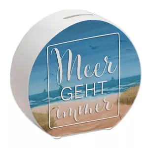 Meer geht immer Spardose mit Urlaubsmotiv - Bild 1 von 6