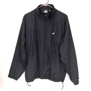 New Balance L Large Weatherproof Light Pack Athletic Active Track Jacket Black - Bild 1 von 2