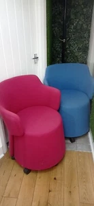 2 x Orangebox SKOMER Tub Chairs Office Soft Seating Visitor Reception Lounge - Picture 1 of 4