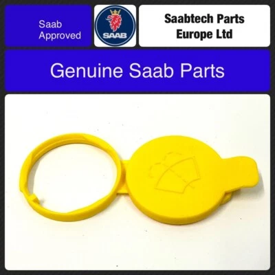 GENUINE SAAB 9-3 9-5 1998-10 WINDSCREEN WASHER BOTTLE CAP - NEW - 12767700 - Image 1 of 3