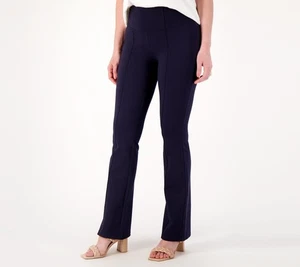 Women with Control Women's Petite Pants 5XP Nina Waist Tummy Black A612983 - Picture 1 of 4