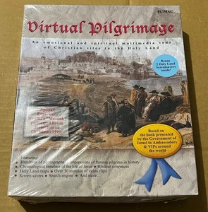 Virtual Pilgrimage MAC/PC CD-ROM Software 1999 Israel Christian Holy Land VTG - Picture 1 of 6