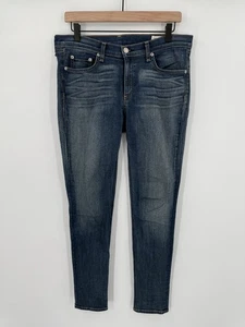 Rag & Bone Jeans Men’s Size 32x30 Blue Denim Skinny Fit Made In USA Designer - Picture 1 of 13