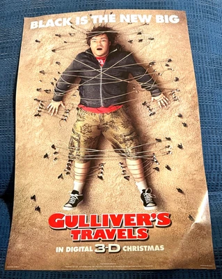 RARE VINTAGE 2010 GULLIVER'S TRAVELS DIGITAL 3D MOVIE POSTER Print Display - Image 1 of 3