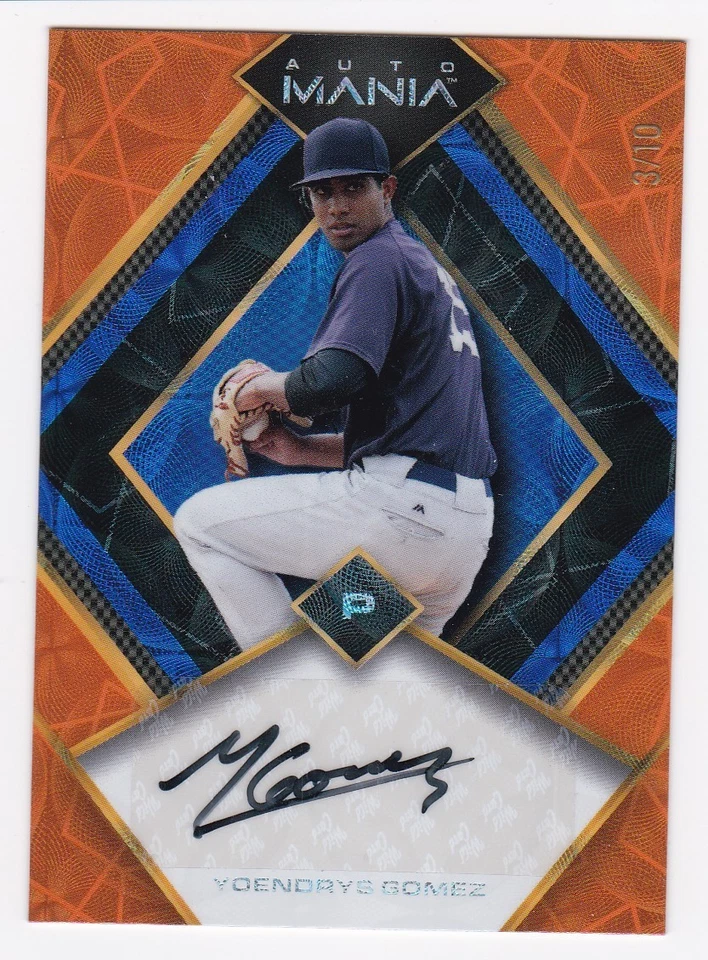 2023 Wild Card  Yoendrys Gomez New York Yankees Autograph Auto Card /10 - Image 1 of 1