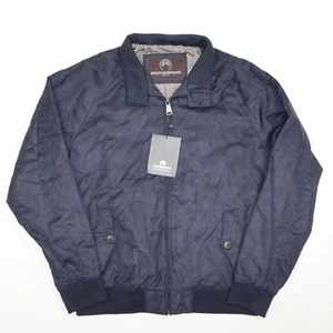 NWT Weatherproof Blue Microsuede Velvet Waterproof Jacket Bomber Size L Large - Picture 1 of 13