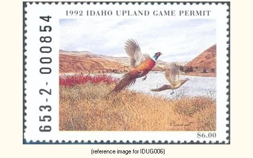 D2K Idaho Upland Game 1992 $6.00 - Image 1 of 1