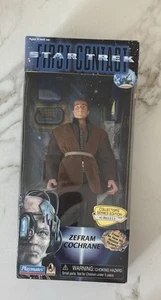 STAR TREK ZEFRAM COCHRANE 9" Action Figure Doll Playmates FIRST CONTACT 1996 - Picture 1 of 4