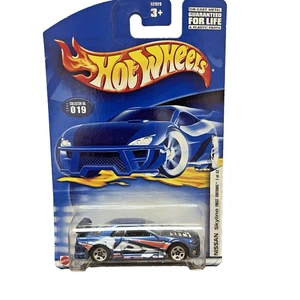 Nissan Skyline 2002 Hot Wheels #19 primera edición 7/42 azul con cromo - Imagen 1 de 5