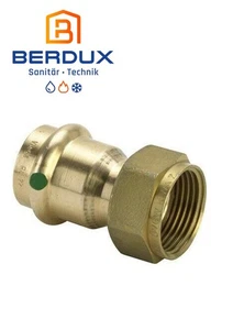 Viega Pressfitting Pressverschraubung 22x1 1/2"  1 Stück Sanpress Wasser / NEU - Bild 1 von 13