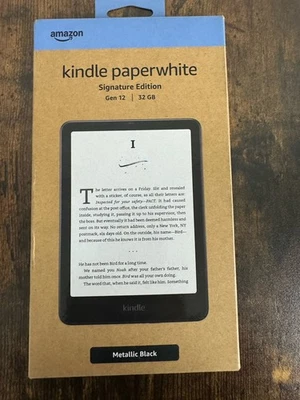 Amazon Kindle Paperwhite 12th Gen 32GB Signature Edition |Without Ads - Image 1 of 3