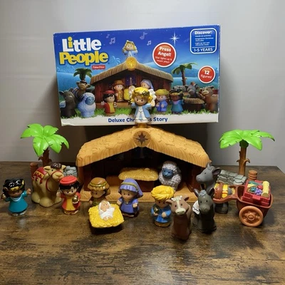 Fisher-Price Little People Deluxe Christmas Story Nativity Set ‘complete - Image 1 of 4