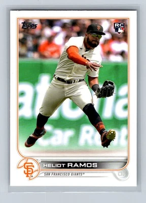 2022 Topps Update #US154 Heliot Ramos Rookie San Francisco Giants - Image 1 of 2