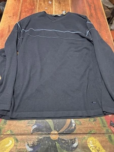 Quicksilver Soft Crewneck Sweater Mens Large Surf Skate Crew Knit Nice - Picture 1 of 7