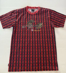 Crooks and Castles Tartan Let Us Prey T-shirt Tee Mens Medium Art Streetwear - Picture 1 of 7