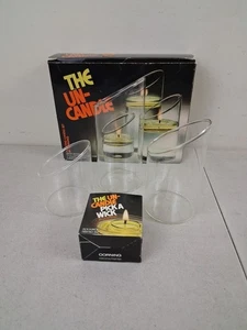Vintage The Un-Candle Floating Candle Set of 3 by Corning Pyrex #148 w/ Wicks - Picture 1 of 12