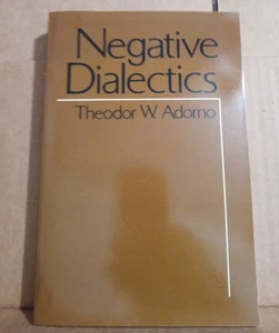 Negative Dialectics - Theodore W. Adorno-- Paperback - Imagen 1 de 5