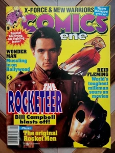 Comics Scene #20 FN/VF (Starlog 1991) ROCKETEER Special + Solar, Power Pack - Picture 1 of 11