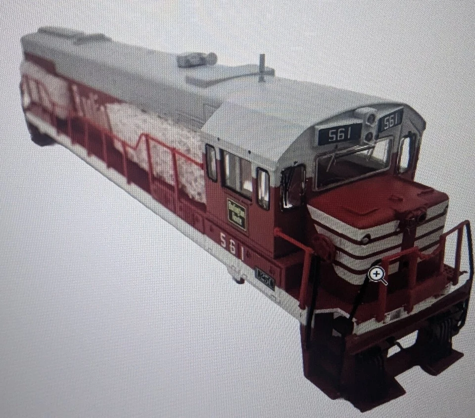 Hornby HR2615/04 HO Burlington Red Diesel Loco Body Shell - Image 1 of 1