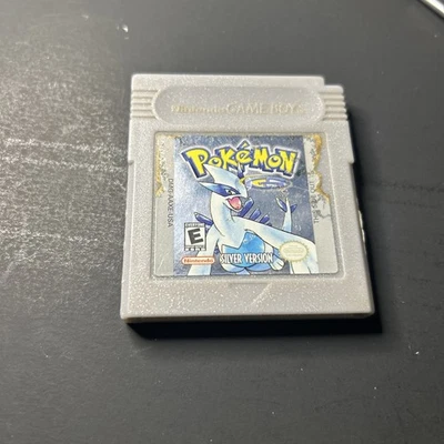 Pokemon Silver Nintendo Game Boy GBC Authentic *New Battery* RARE “00” Label - Image 1 of 4