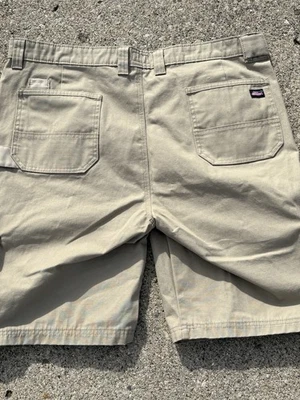 Genuine Dickies Mens Cargo Shorts 38 Khaki Ripstop Canvas Carpenter Work - Image 1 of 4