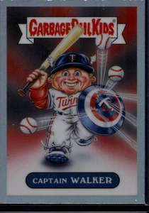 2024 Bowman Chrome Baseball Captain Walker BGP-9 Garbage Pail Kids SP - Picture 1 of 2