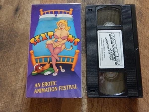 1992 Sextoons: An Erotic Animation Festival VHS Video Tape-Films from 1920-1975 - Bild 1 von 8