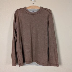 Johnston & Murphy Wende Sweatshirt Rost/Haferflocken Herren Gr. XL Modalmischung - Bild 1 von 8