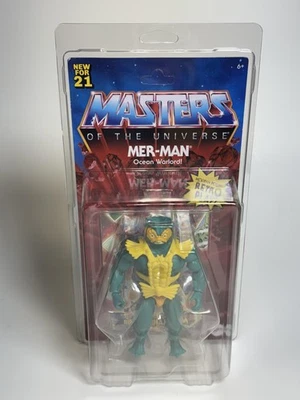Figura de acción Masters of the Universe Origins Mer-Man 2021 Ocean Warlord MOTU Foto 1 de 4