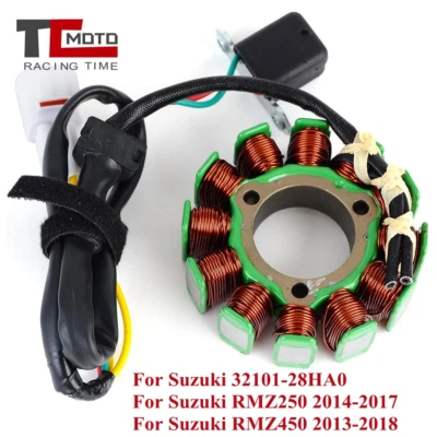 RMZ250 Generator Stator Coil For Suzuki RMZ450 2014-2017 2016 2015 RMZ 250 450 Foto 1 de 4