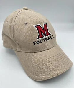 Miami University Redhawks Adidas Hat Cap Red Beige Preowned with Tags - Picture 1 of 7