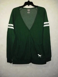 Victoria's Secret Cardigan Pink Damen Collegiate Collection SPARTANS grün L - Bild 1 von 16
