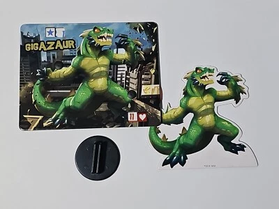 King Of Tokyo 2016 Edition 'GigaZaur' Cardboard Figure/Monster Board Pieces - Image 1 of 4